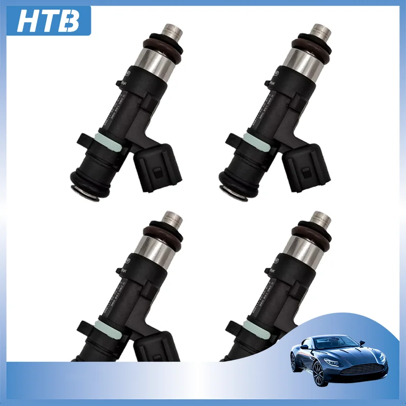 

HTB 4 шт. 0280158096 Топливная форсунка подходит для VOLVO C30 C70 S40 S60 V50 T5 2.5L L5 2008-2016 30757534 0280158025 0280158315