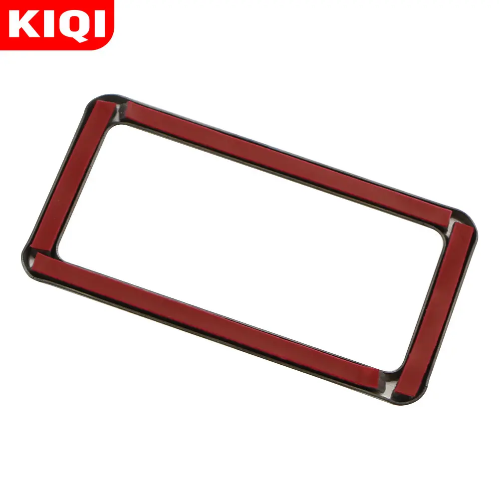 Stainless Steel Car Trunk Switch Button Frame Decoration Sticker Trim for Volkswagen VW T-ROC T ROC 2018-2023 Accessories