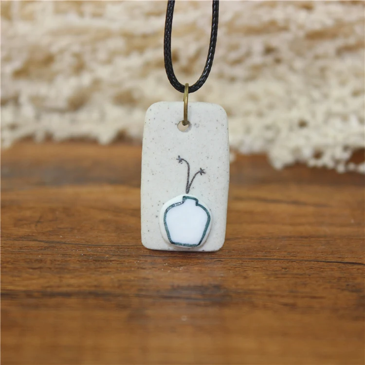 Miredo jewelry wholesale simple partysu ceramic necklaces women\'s mothers gift necklace pendant free shipping #1118