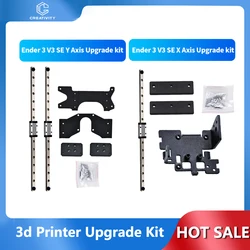 Ender 3 v3 se impressora 3d kit de atualização do eixo x com placa traseira cnc mgn9h guia ferroviário linear duplo eixo y kit atualização para ender 3 v3 se