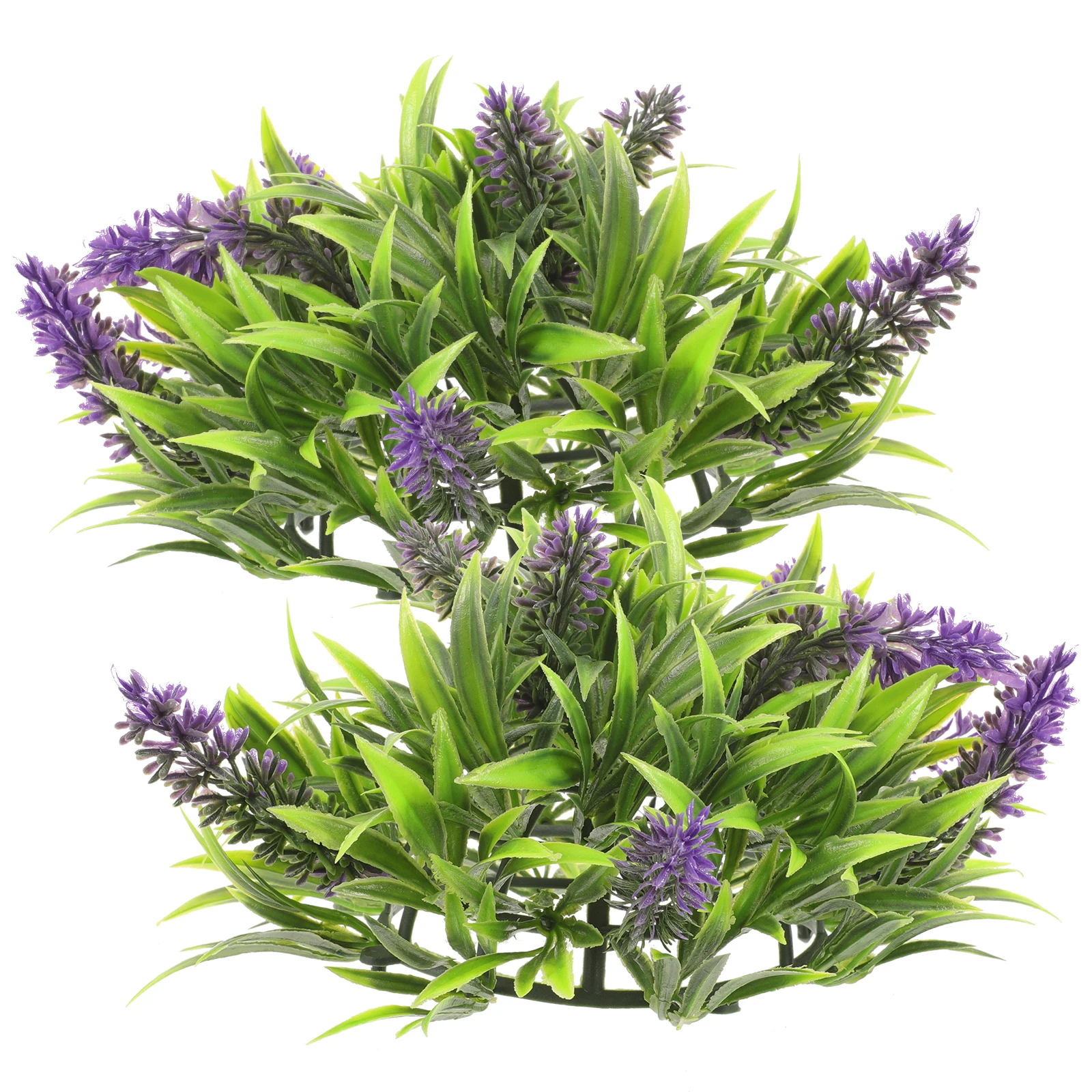 

2pcs Artificial Plant Ball Decorative Lavender Topiary Grass Home Wedding Party Stage Coffee Shop Round Fake Boxwood Safe