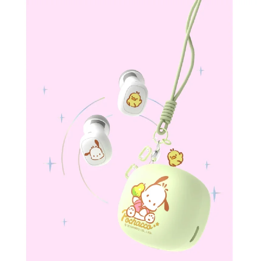 Sanrio-My Melody wireless headphones Cinnamoroll Kuromi Bluetooth headphones with Touch Control noise reduction sport cute