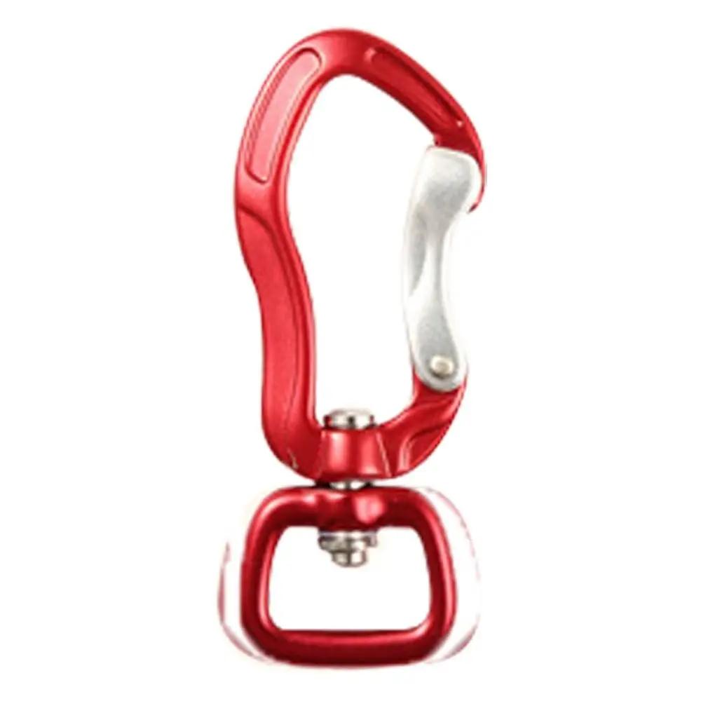 D شكل الملحقات الألومنيوم المهنية حلقة تسلق الأمن قفل رئيسي تسلق خطاف المفاتيح معدات الحماية تسلق الجبال #3