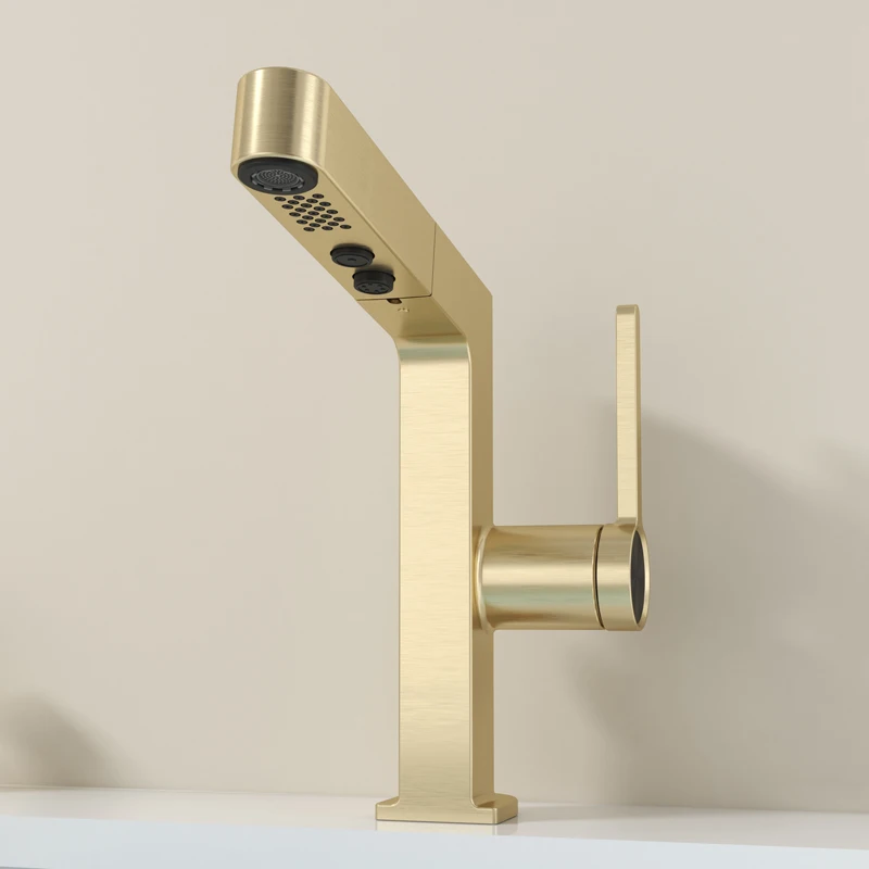 Imagem -04 - Display Digital Inteligente Torneira Bacia Led Retire Rose Gold Chumbo Livre Misturador de Água Sink Tap Banheiro Lavatório Vanity Faucet