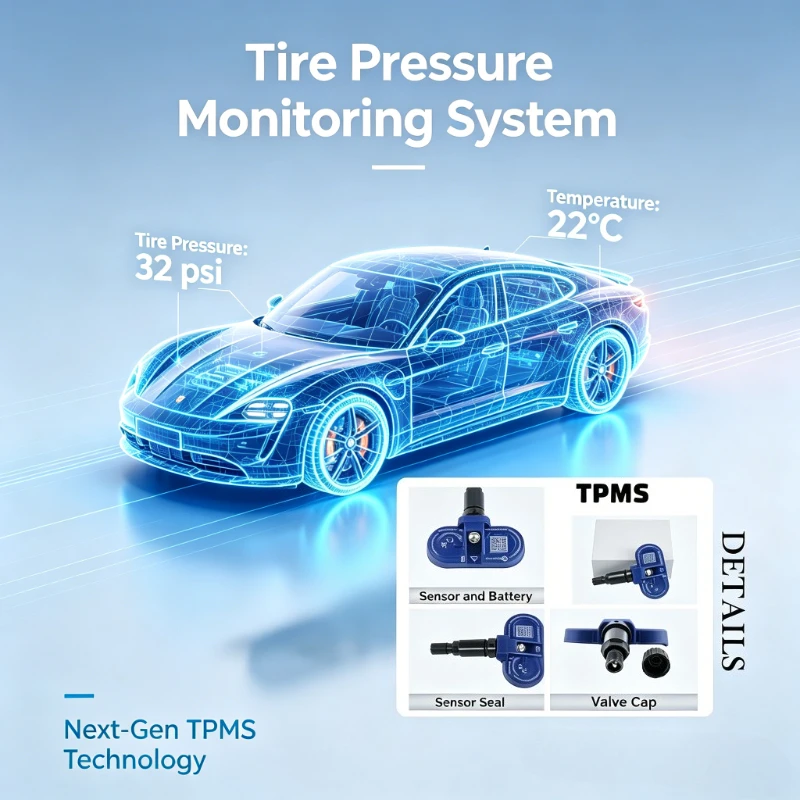 

For Tesla Model 3 Y S X 2020-2024 Tire Pressure Monitor Sensors BLE Bluetooth TPMS Sensor Replaces 1490701-01-B 1490701-01-C