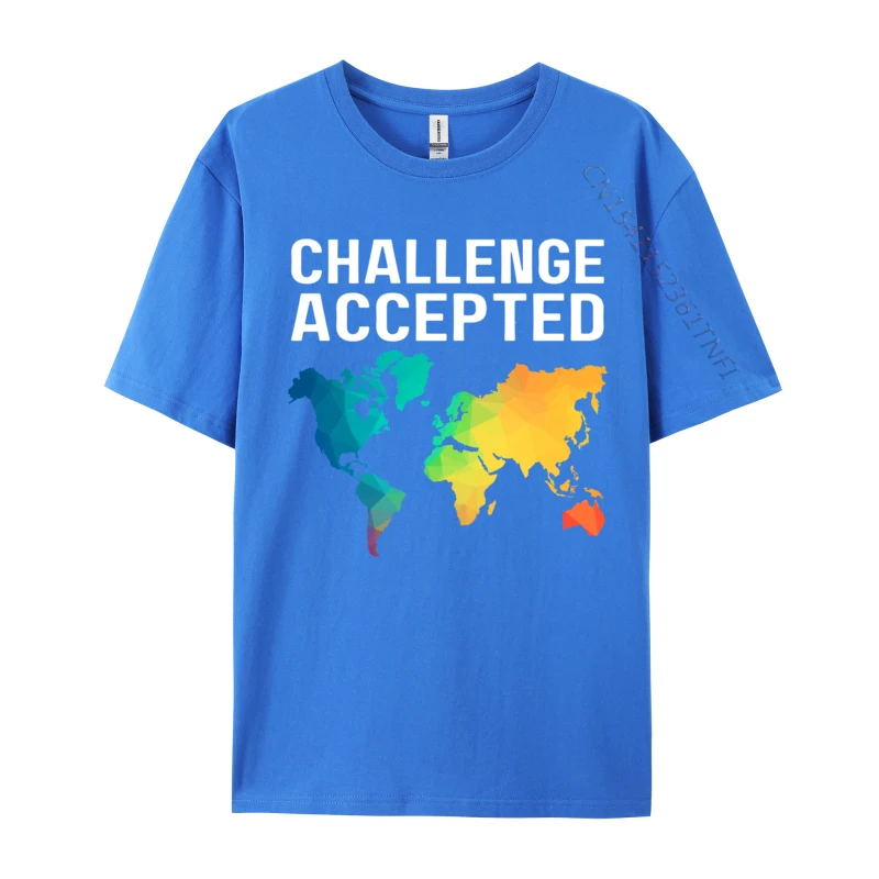 Airplane Travelfor World Travelers Challenge Accepted Street T-Shirt Newest Birthday Cotton Men Tops Tees Custom T Shirt