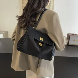 Autumn Winter New Women Suede Leather Bag Shoulder Handbag and Purses Luxury Designer Totes Chic Fashion Lady Trendy Satchel