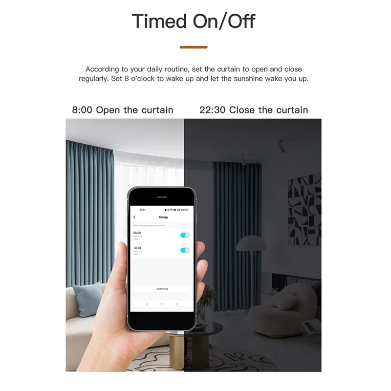 POP-l2PCS Tuya สมาร์ทอัตโนมัติผ้าม่านเปิดบลูทูธติดตามผ้าม่านสวิทช์หุ่นยนต์รีโมทคอนโทรลสําหรับ Alexa Google