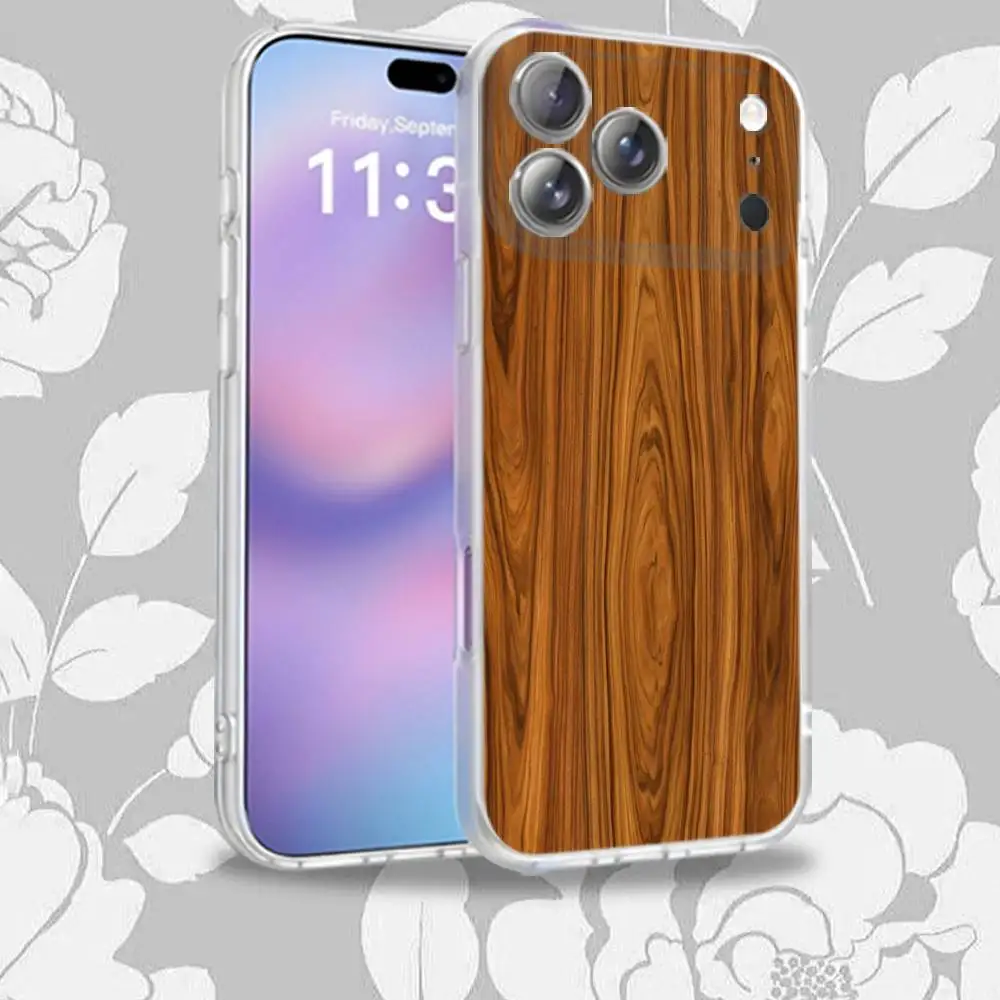 حافظة هاتف W-WoodS مطبوعة طبيعية لهاتف iPhone 16,14,11,17,13,15,12,Air,Plus,Pro,Max,E,Mini Frosted for MagSafe Magnetic