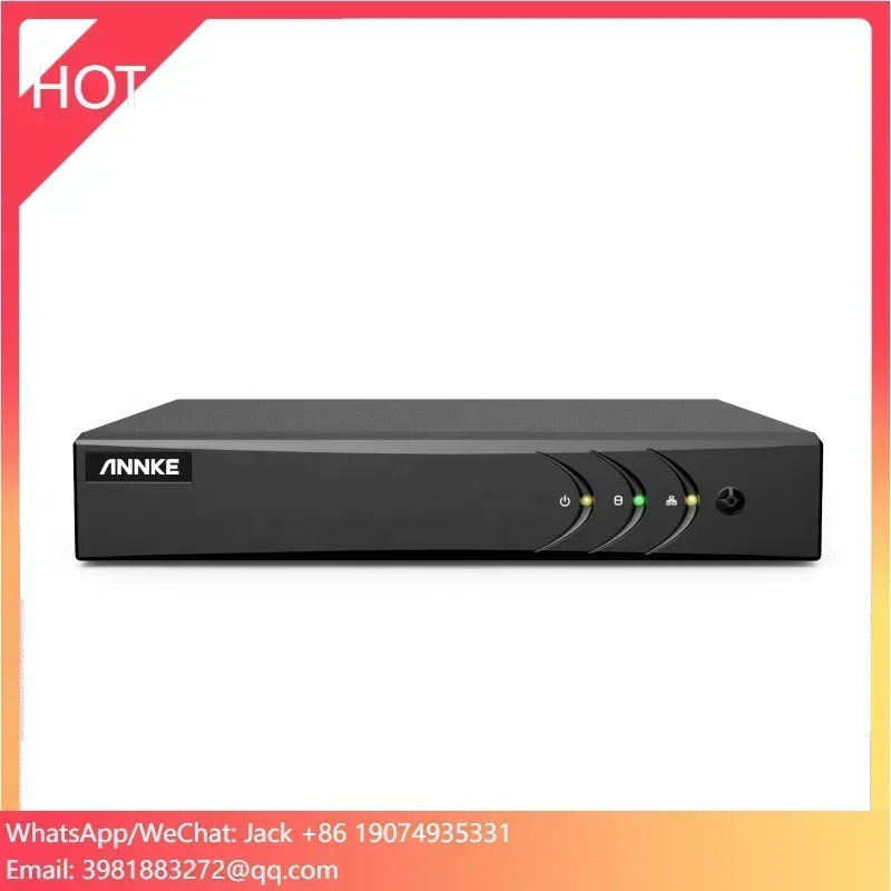 ANNKE 16CH 5MP HD 5 in 1 Hybrid DVR Recorder H.265+ 1SATA Interface up to 6TB Capacity CCTV System DVR