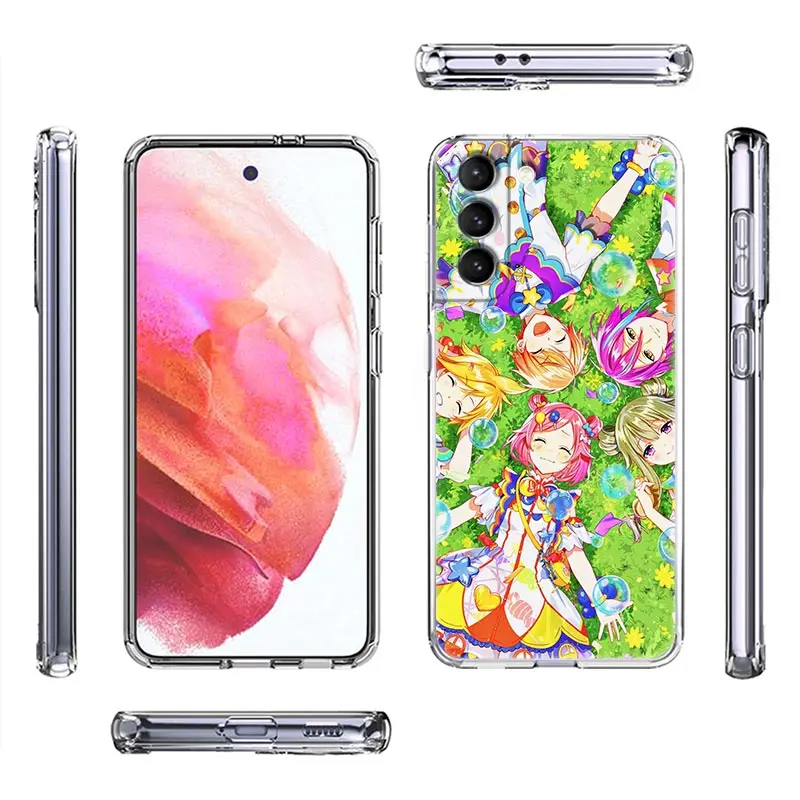 Anime Colorful Project​ Sekai Fundas For Samsung S24 S23 S22 Ultra Case For Galaxy S21 S20 FE Cases S22 S23 Plus S10 Clear Cover