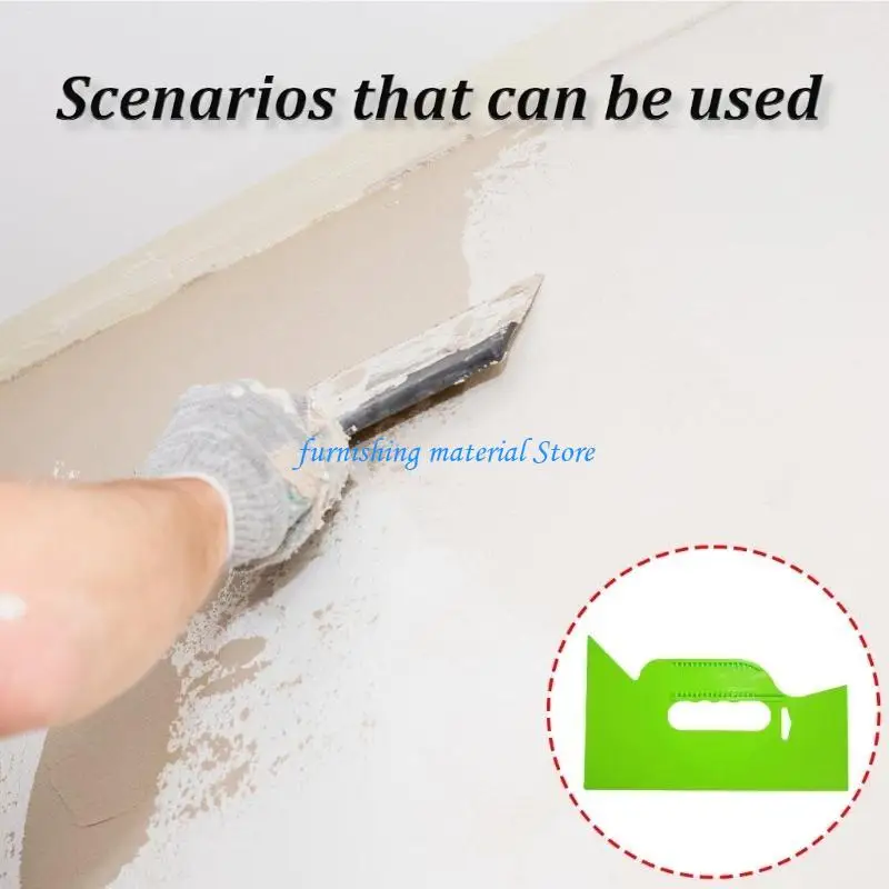 

Y5GD 5Pcs 10inch Putty Scraper Plastic Flexible Spreader for Taping Wall Painting