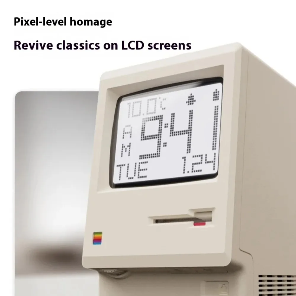 New Nostalgic Creativity Alarm Clock Retro Clock Student Specific Wake Up Artifact Desktop Decor Computer Keyboard Accessories