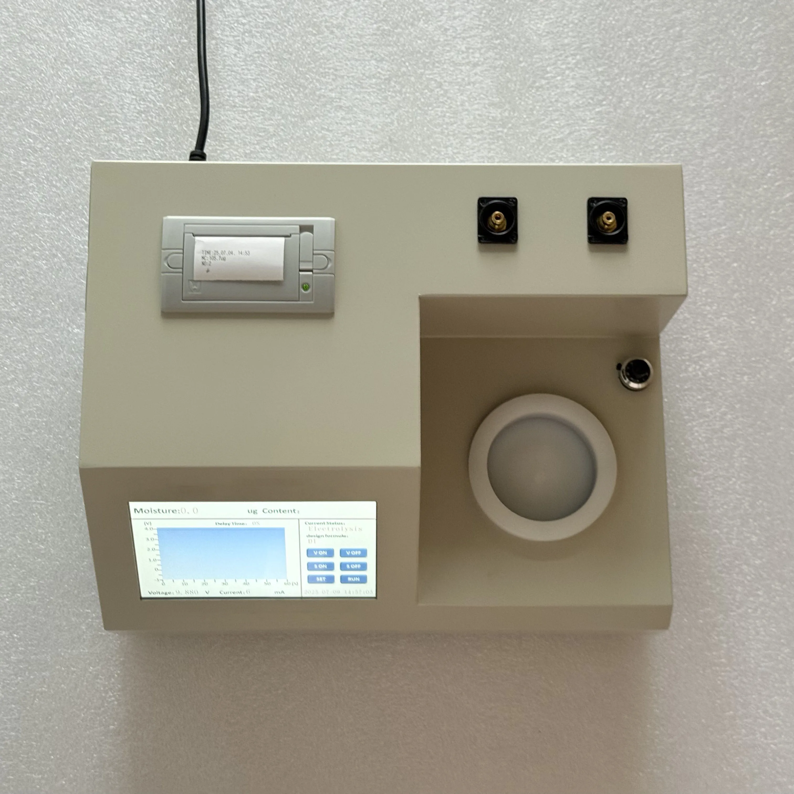 Color LCD touch screen CJOMT002 Automatic Transformer Oil Moisture Tester With 0-400mA Automatic Control