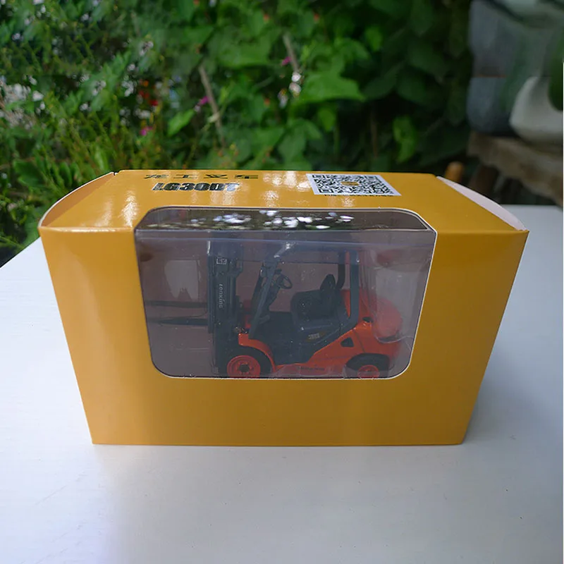 1:35 Scale Lonking LG30DT Alloy Forklift Engineering Vehicle Model Collection Ornaments