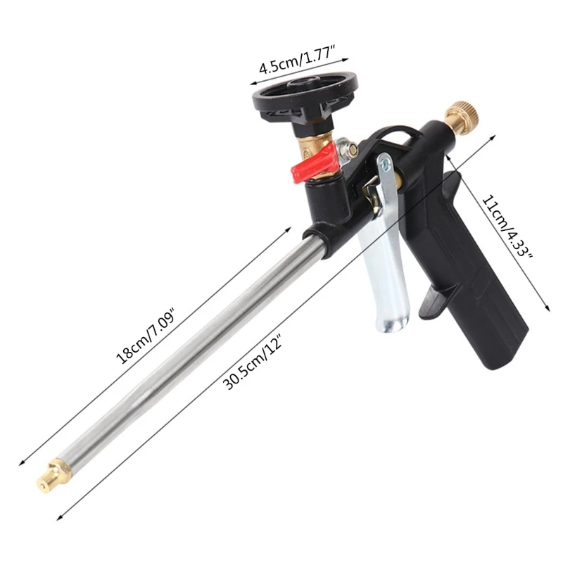 Pistolas espuma, pistolas enchimento espuma expansível com conector revestido antiaderente para projetos isolamento