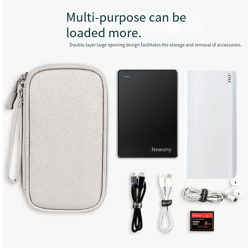 Hard Disk Power Protective Case USB Flash Drive Shield Dust-Proof Data Cable & Power Bank Headphones Storage Cover