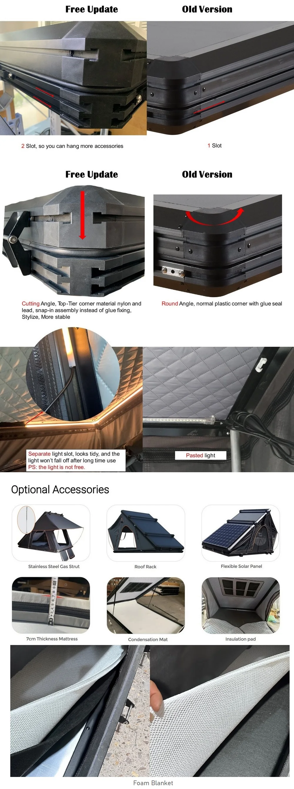 Popular Hard Shell Roof Top Tent Car Roof Tent