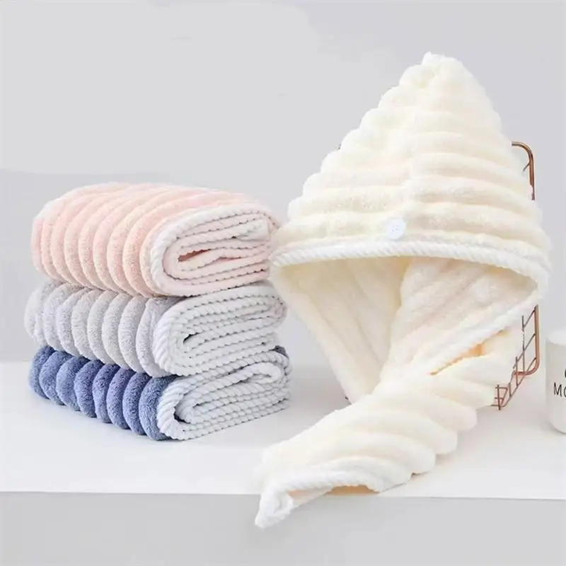 

Dry Hair Cap for Women, Thickened and Super Absorbent Headscarf for Wiping Hair, Quick Drying Cap, Dry Hair Towel