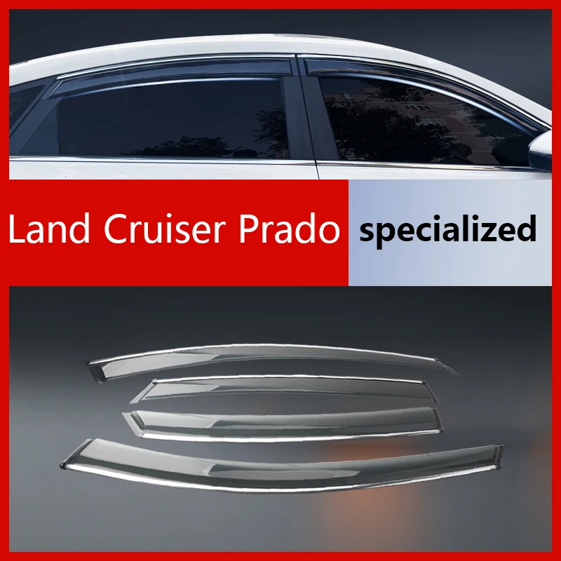 

Специально разработанные ветровики для Land Cruiser P: вентиляционные дефлекторы окон, дождевые накладки на двери, защита от дождя, плоские дефлекторы.