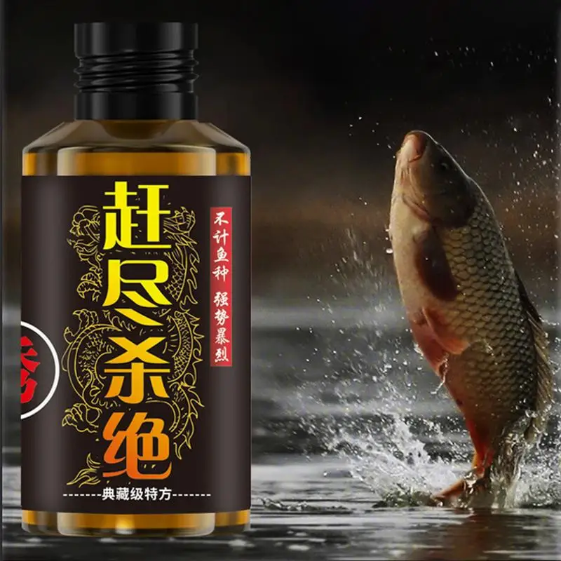 Fish Attractants For Baits Effective Fishing Liquid 100ml Baits & Attractants Safe For Bream Carp Grass Carp Silver Carp Crucian