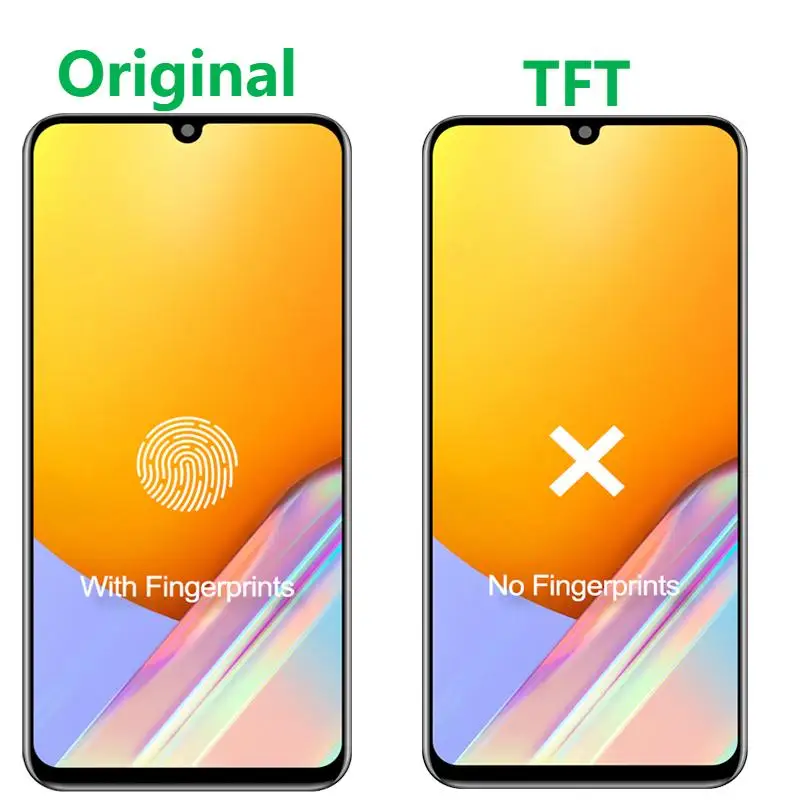 الأصلي 6.3 Supor Amoled TFT لهواوي الشرف 30i LRA-LX1 شاشة LCD تعمل باللمس محول الأرقام الجمعية استبدال أجزاء