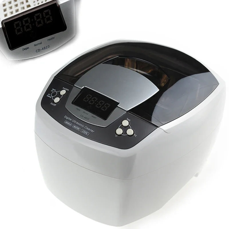 Hot Sale Household Steel Portable Jewelry Dental Digital Ultrasonic Cleaner CD-4810