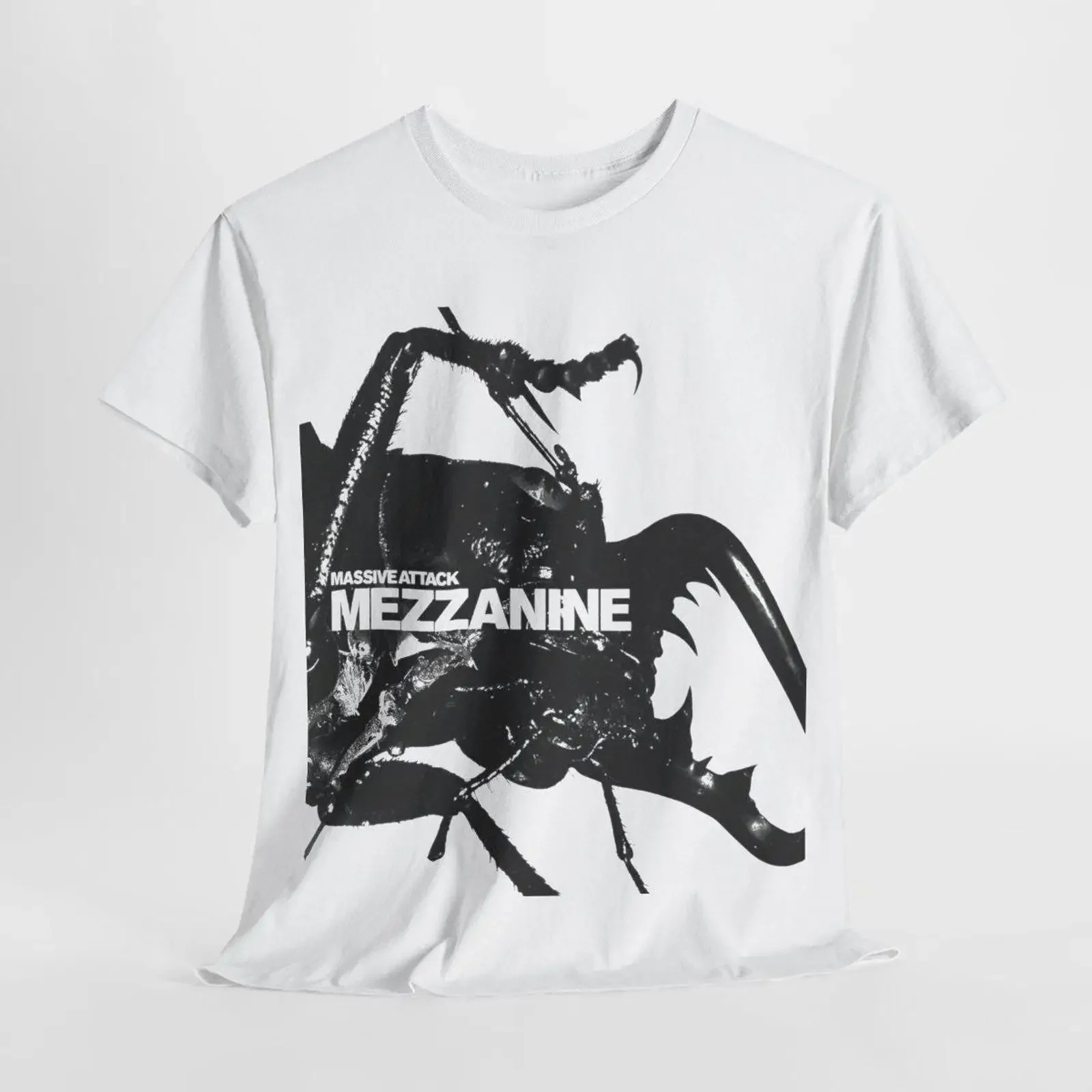 Massive Attack T Shirt bjork portishead vintage Washed Soft Versatile Top For Everyday Wear homme Stylish Unisex Slightly