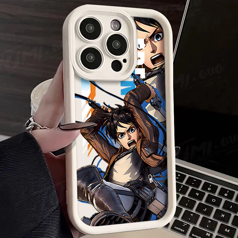 Anime Attack On Titan Phone Case for Xiaomi POCO X6 X5 X4 GT F3 F4 F5 M6 Pro X3 NFC Mi 13T 12T 11T 13 12 11 Lite 5G NE Cover