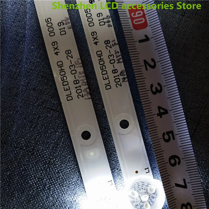 ل DLED50HD 4X9 0002 99 سنتيمتر 9LED 3 فولت 100% جديد LCD إضاءة خلفية للتلفاز بار