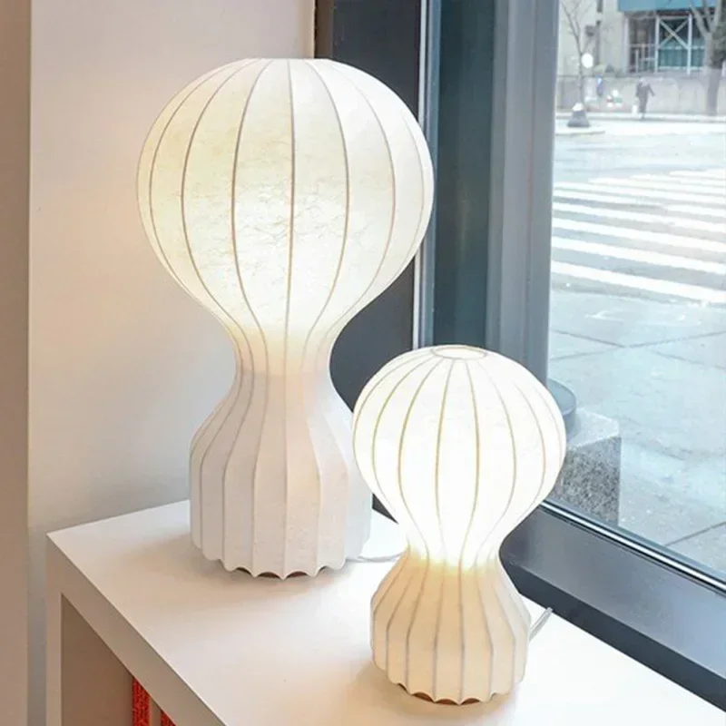 Silk Balloon Floor Light Italian Designer LED Table Light Desk Light for Living Room Bedroom