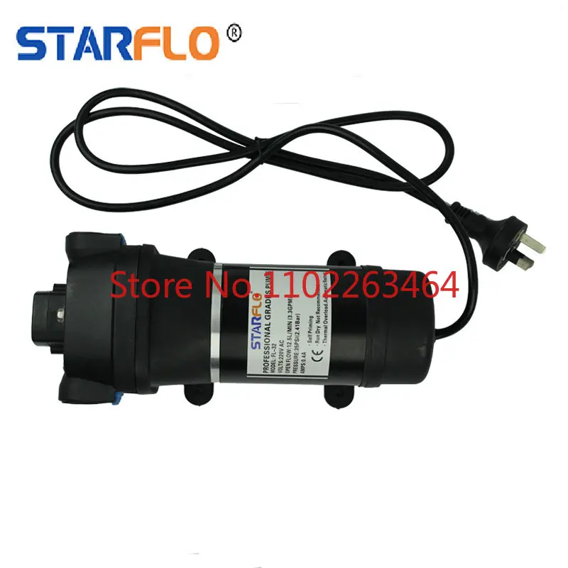 STARFLO manufacturer 35PSI 12.5LPM 220V AC small electric water pump diaphragm pump 220v