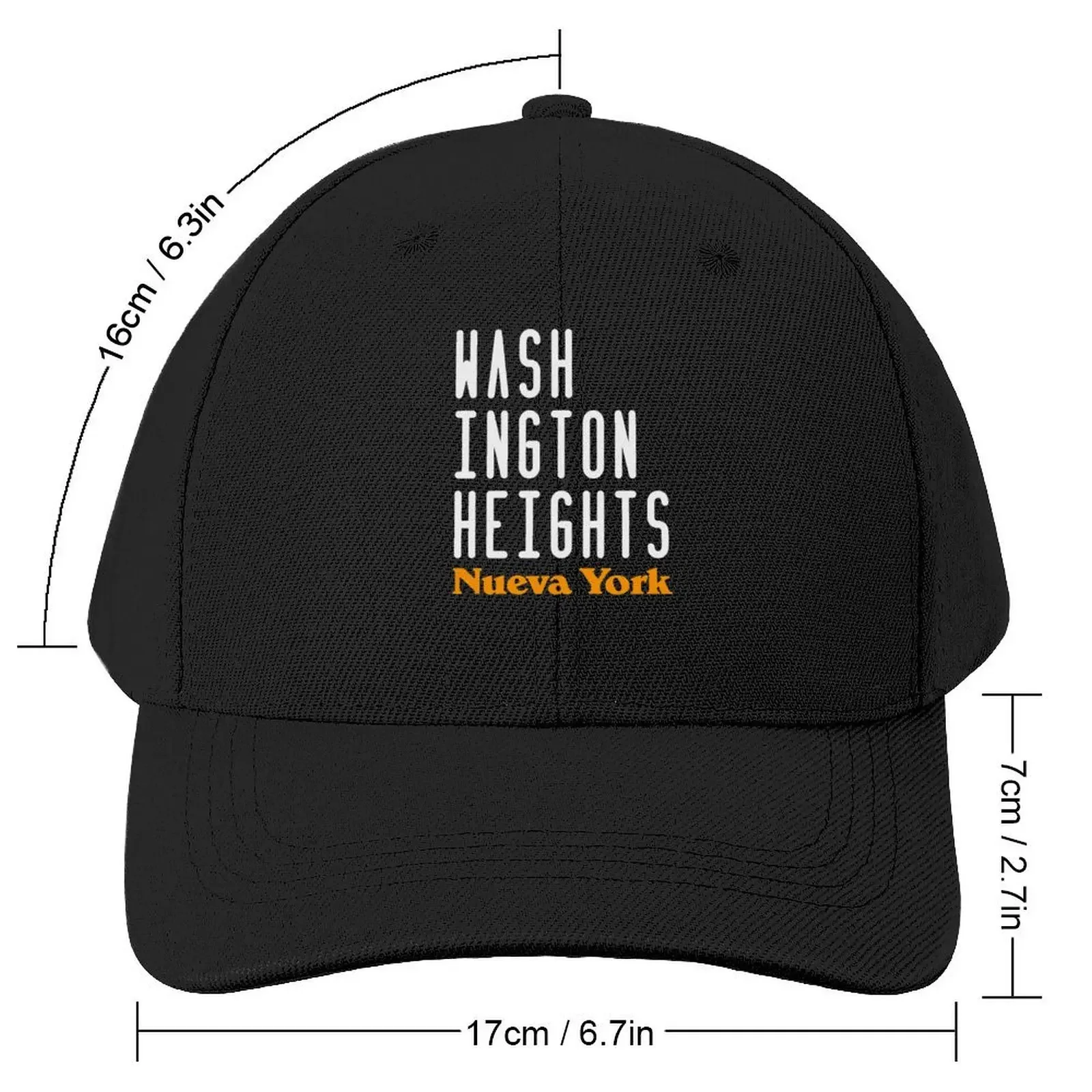 Nueva York Washington Heights New York Baseball Cap Golf Wear Mountaineering For Women 2025 Men's