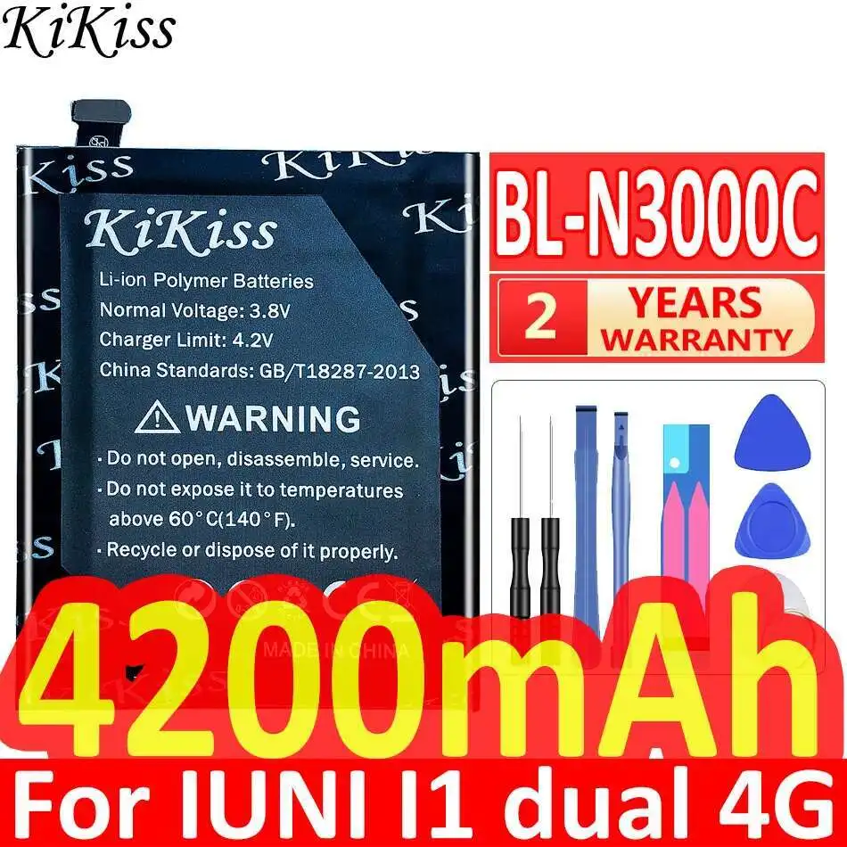 

Замена премиум-класса для аккумулятора мобильного телефона Iuni I1 Dual 4G BL-N3000C 4200 мАч