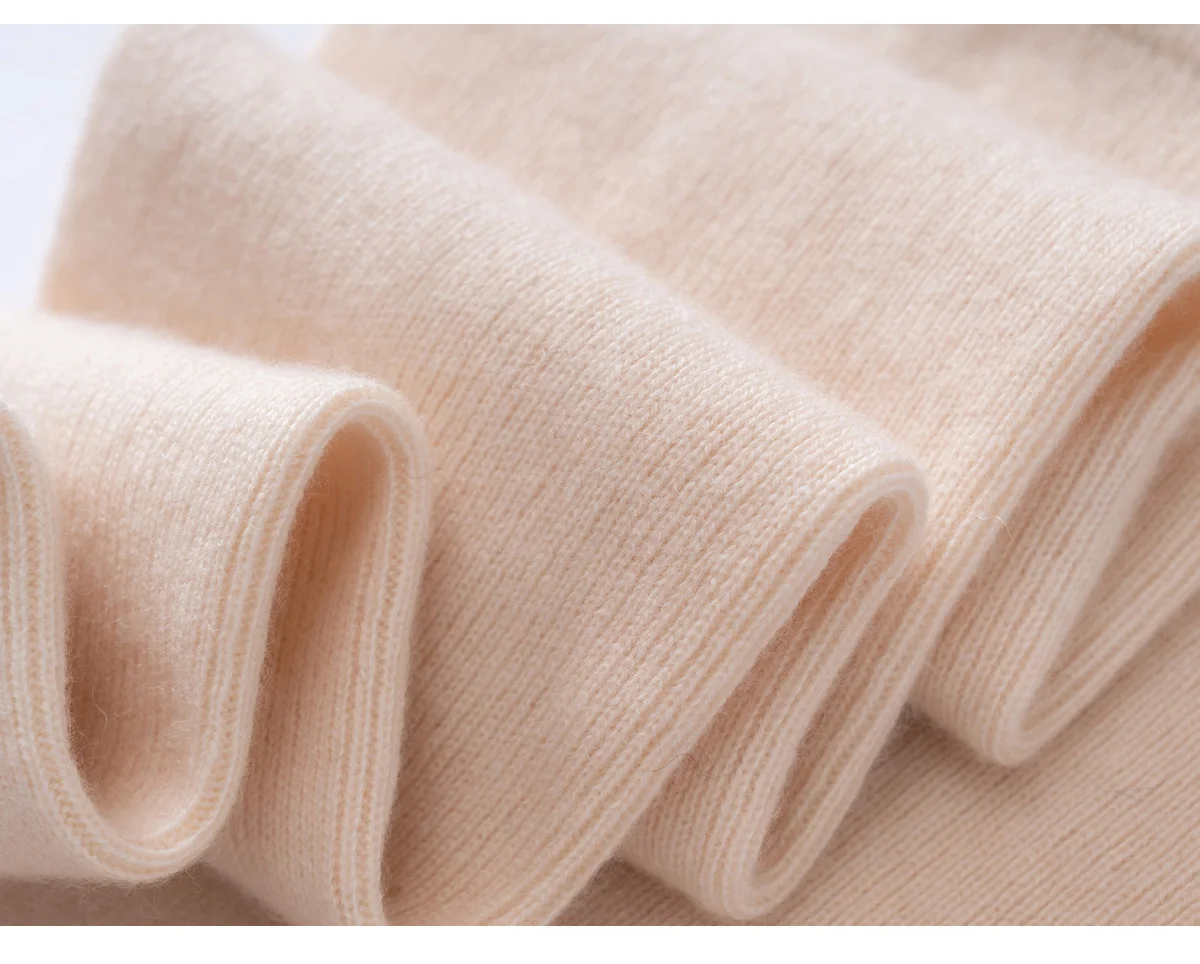 MVLYFLRT Women's Winter Foot And Leg Warmers Knee Protection 100 Cashmere Knitted Long Ankle Sleeves Fashionable Warm Leg Guards