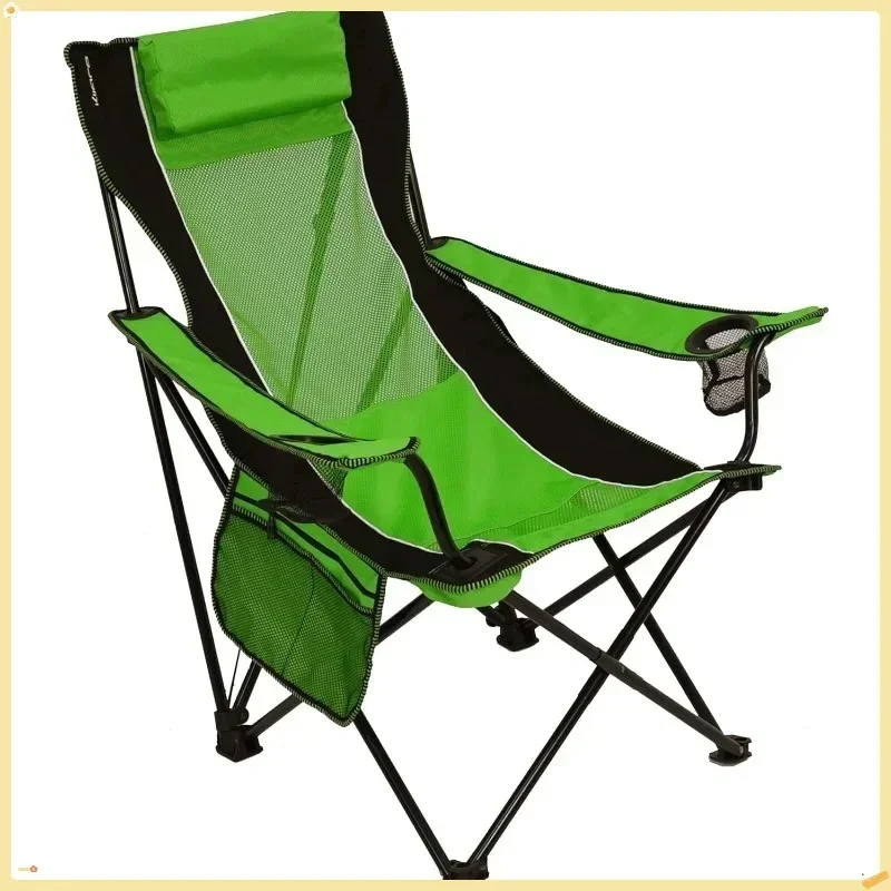 كرسي تخييم قابل للطي - حامل أكواب مدمج، منظم جانبي |   لعشاق/معسكر في الهواء الطلق |   التخييم/المشي لمسافات طويلة/النزهات