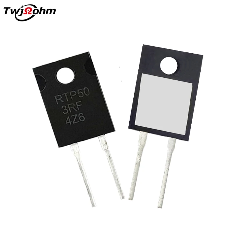 

2PCS TO2047 RTP50W thick film non inductive resistor 50K30K20K10K1RF50R22RF100MF25RF300M500M high-power precision sampling high