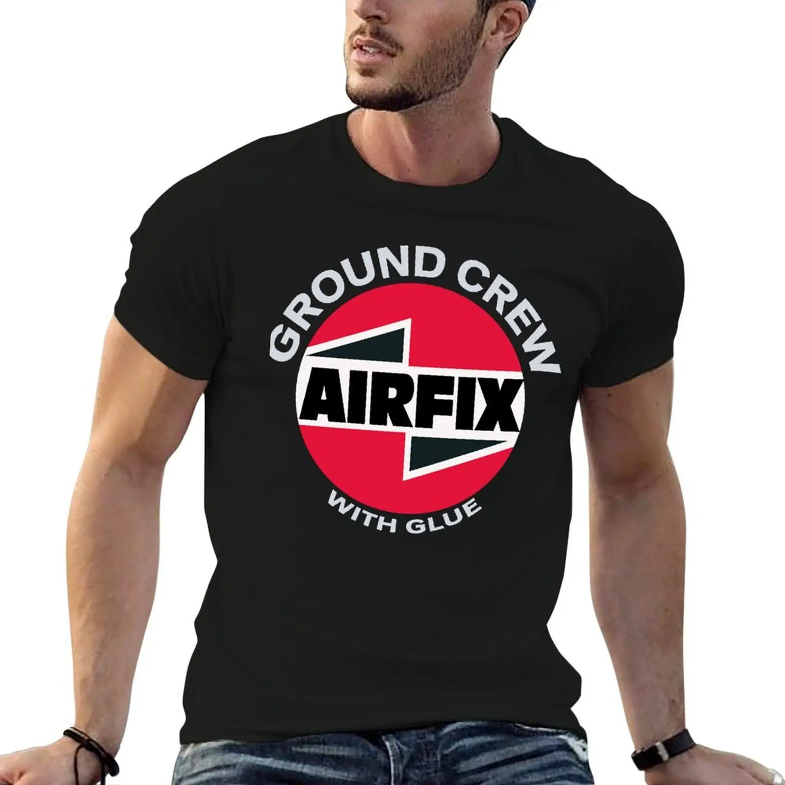 Interesting Airfix Ground Crew T-Shirt t shirt for man 100 percent cotton men t shirt cotton 100% funny t shirts man T-shirt