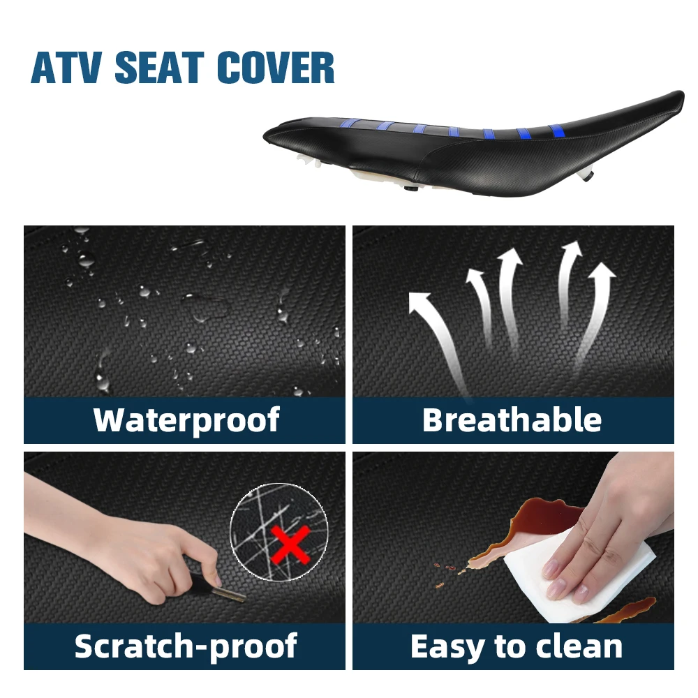 PVC Protective Seat Cover Waterproof and Sunscreen covers Motorcycle Accessories For YAMAHA YFZ450R 2019-2013 2017-2018 YFZ450X