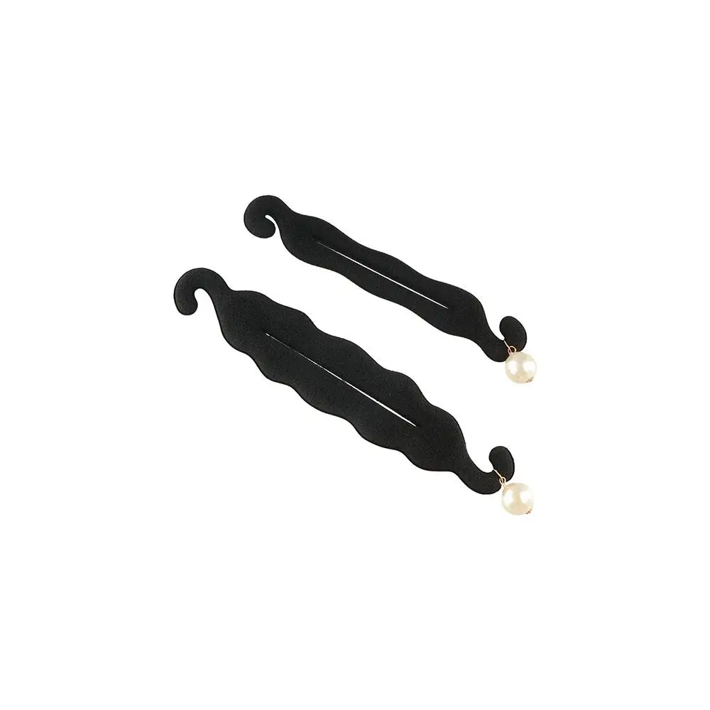 Pearl Hairstyle Twist Maker Foam Sponge Clip Easy Big Ring Hair Bun Maker Hair Disk Donut Bun Hairpins Bun Curler Braider Women