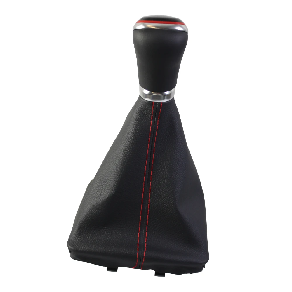 

5 / 6 Speed Manual Gear Shift Knob for SEAT For IBIZA For Mk5 6F 2017-2025 Red Finish Ergonomic Shape Plastic Base