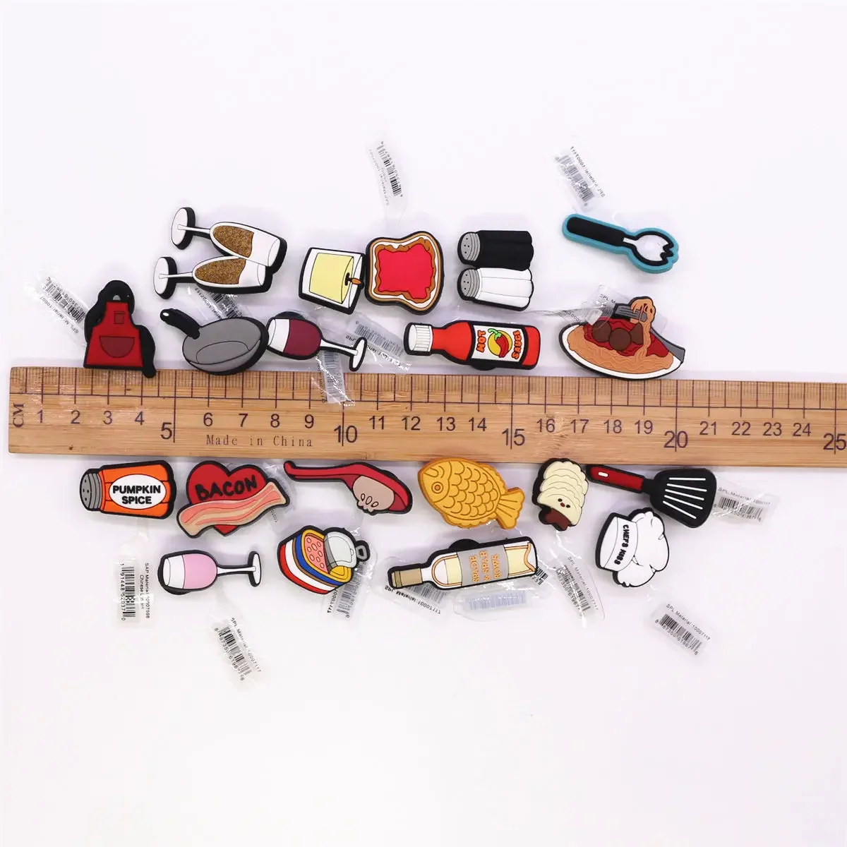 1pcs Original Champagne Cheers Shoe Charms Accessories Cuisine Goblet Chefs PVC Sandals Buckle Decorations Clog Pins Clips