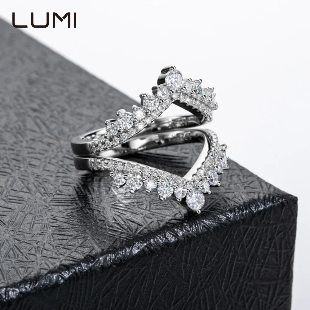 

Новинка 2025, стильное серебряное кольцо S925 в форме короны VVS1, муассанит для вечеринки, юбилея, подарка на день рождения, обручальные украшения