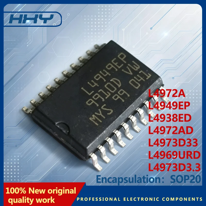 L4938ED SOP20 L4949EP L4969URD L4972A L4972AD L4973D3.3 L4973D33 Voltage Regulator Chip Electronic Components