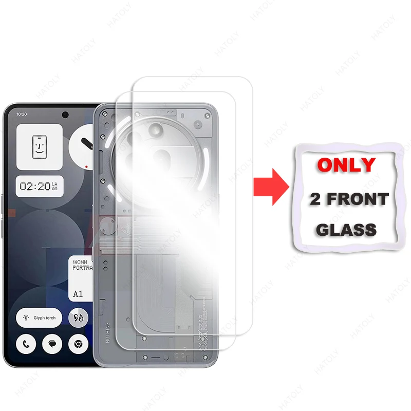 

For Nothing Phone 3a Pro Glass HD Clear Protective Film For Nothing Phone 3a Tempered Screen Protector Camera Lens Protector