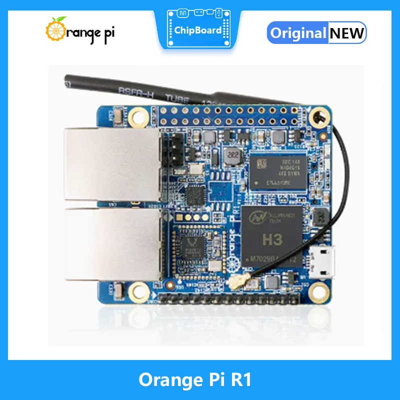 

Orange Pi R1 512MB H3 Open Source Board with Wifi Antenna,Run Android 4.4, Ubuntu, Debian OS