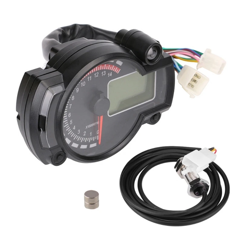 

Q39F High Sensitivity Motorcycle Dashboard LCD Instrument with Adjustable Settings for Customization Easy Installation