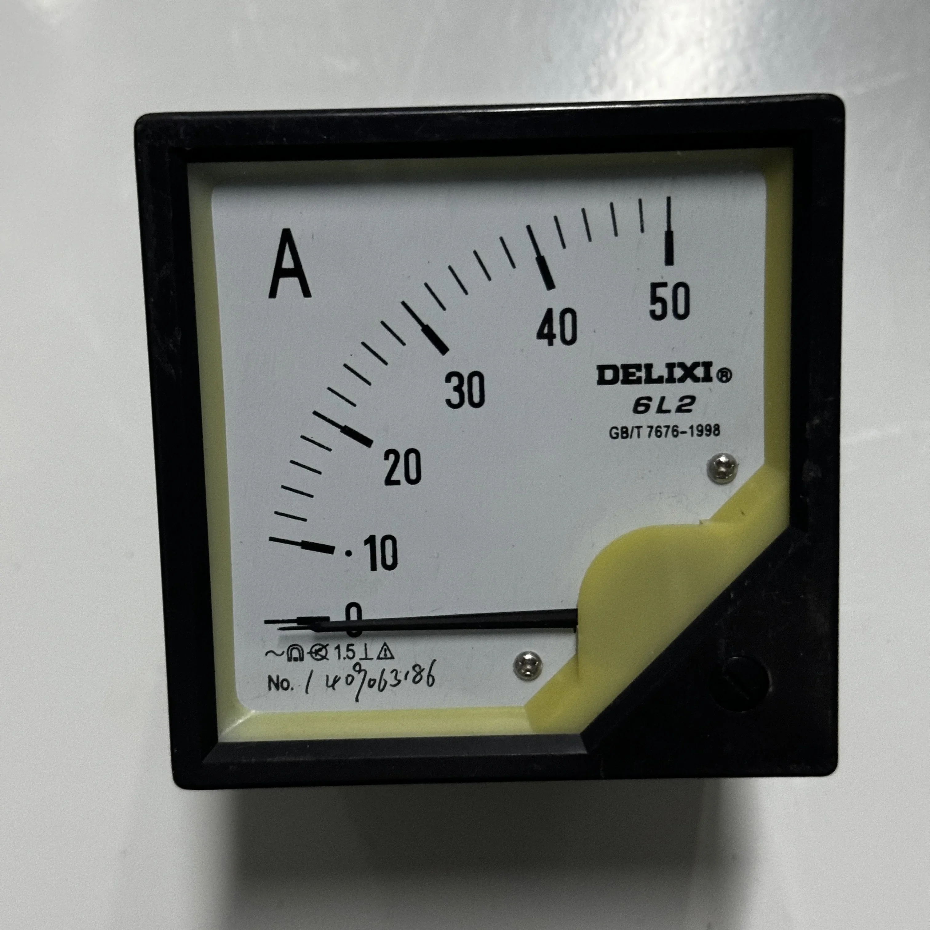 DELIXI 6L2 GB/T 7676-1998 Ammeter Current Meter 0-50A