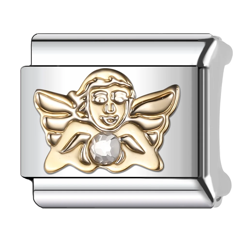 Trusta 2025 جديد رسالة النحل سحر الروابط الخرز صالح 9 مللي متر سوار الفولاذ المقاوم للصدأ لتقوم بها بنفسك المجوهرات بالجملة N404