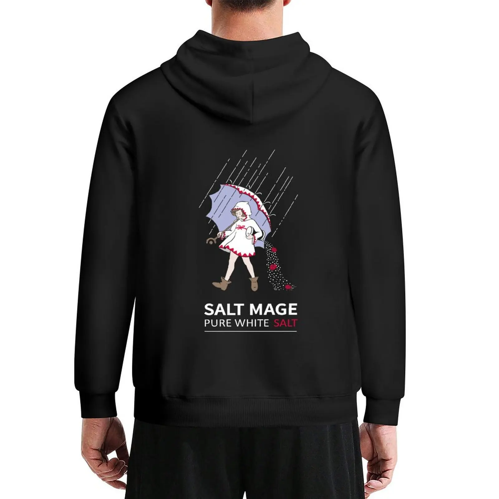 

Pure White Salt Mage Hoodie autumn men wear mens clothing autumn new products new features of hoodies & sweatshirts